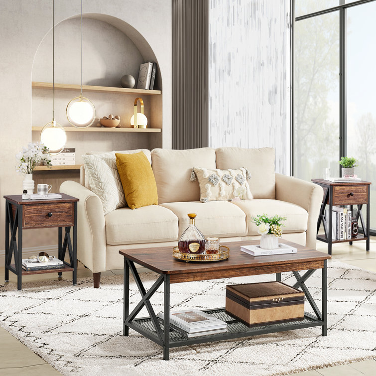Trent Austin Design Alonso 3 Piece Living Room Table Set Reviews